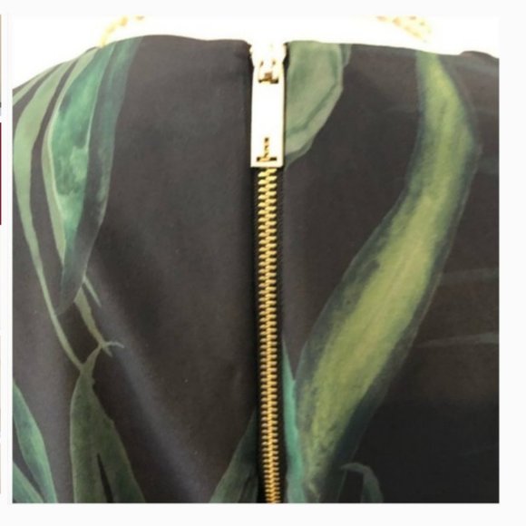 Ted Baker Palm Floral overhang tunic dress size 3 nwot - Picture 10 of 14